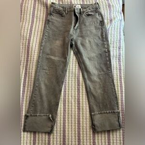 Women’s Vibrant MIU made in USA Gray Jeans